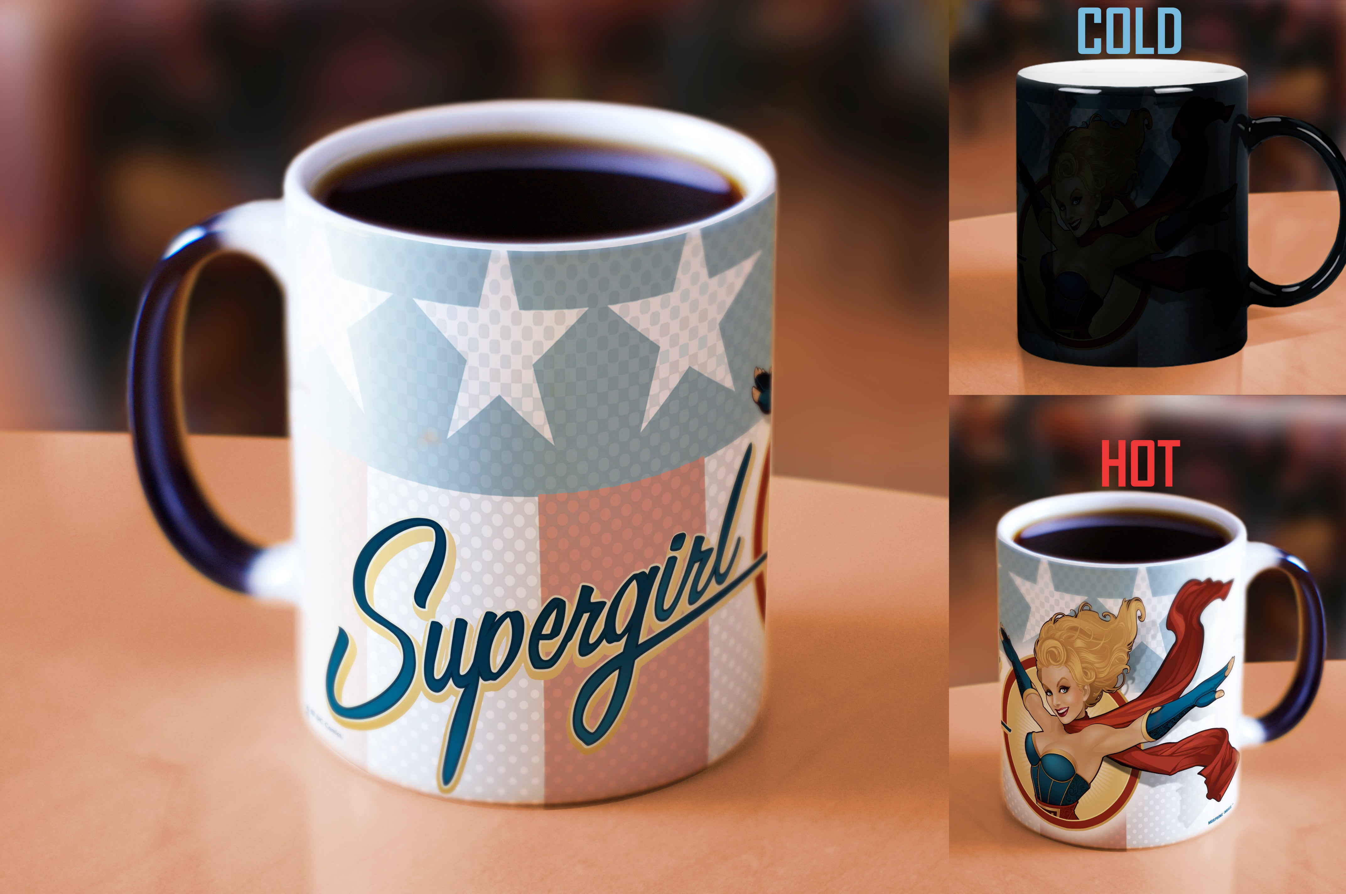 DC Comics (Justice League - Supergirl Bombshell) Morphing Mugs® Heat-Sensitive Mug MMUG096